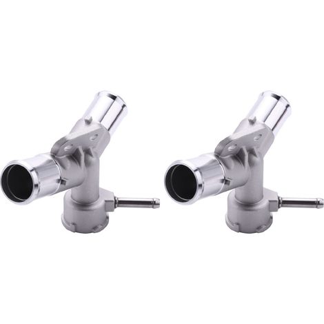 2x Aluminium-Kühler-Einfüllstutzen, Kühlmittel-Thermostatgehäuse, Wasserschlauch für Yaris Belta Vios Vitz 1650221080 (1/2)