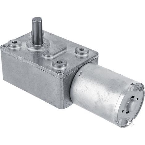 Moteur à engrenages à vis sans fin, connexion facile à verrouillage automatique 10KG.CM moteur à courant continu de vitesse de torsion de 3 tr/min pour appareils ménagers de machines d'instruments d'a (1/5)
