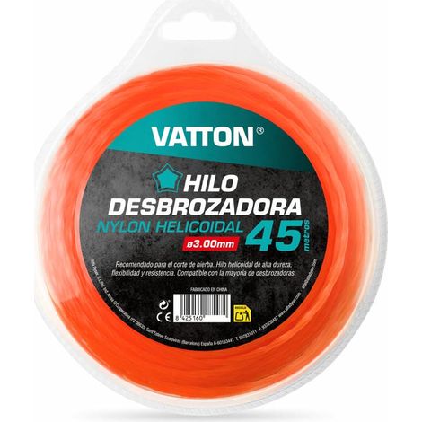 HILO NYLON DESBROZ.3,00mm.45M.HELICOIDAL