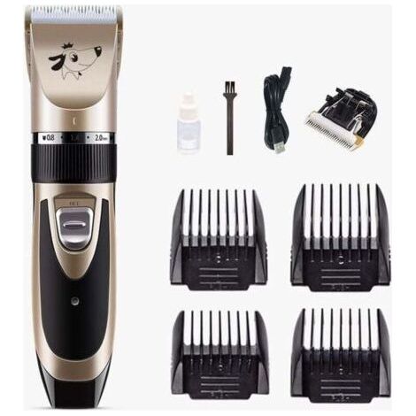 ALLIANDISTondeuse Chien Professionnel Poil Long Epais Animal Silencieux Rechargeable Electrique Tondeuse pour Chien et Chat Dog Clipper Kit (1/5)