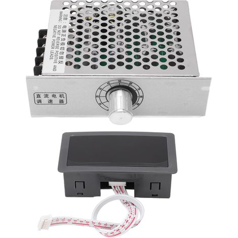 DC-Motorsteuerung mit Sanftanlauf und -stopp, PWM-Motordrehzahlregler mit Digitalanzeige, DC 12-80V (1/5)