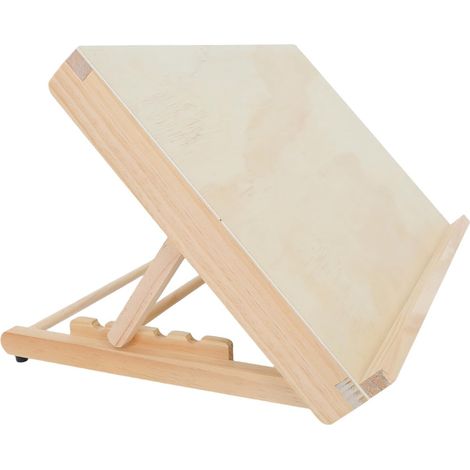 Chevalet de Table en Bois Pliable Réglable 4 Hauteurs 45X31X65 CM pour Peinture Croquis et Exposition – Support Portable pour Bureau Atelier et Projets Artistiques (1/5)