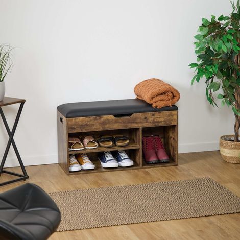 Schuhbank mit sitz und stauraum (1/5)