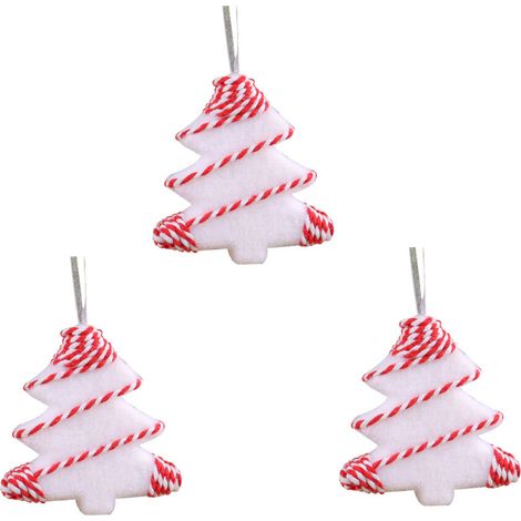 Elegante adorno colgante navideño estilo árbol de Navidad.