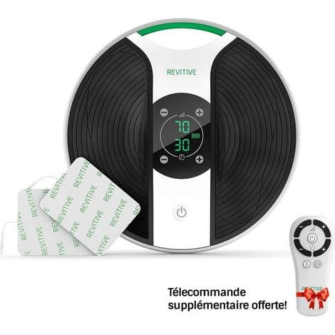 Stimulateur Circulatoire Revitive Medic Genou - Thérapie Circulatoire Combat les douleurs au genou + 2 télécommandes incluses (1/4)