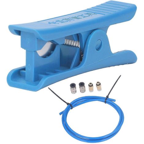 Kit tuyau PTFE, coupe-tube PE, raccords pneumatiques, connecteurs pour imprimante 3D, accessoires de fixation, lot complet. (1/4)