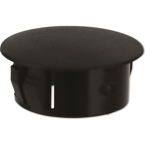 KSS Cache pour trou Polyamide 6.6, noir, pour trou 19,1, diamètre du cache 22,9, 1 pièce