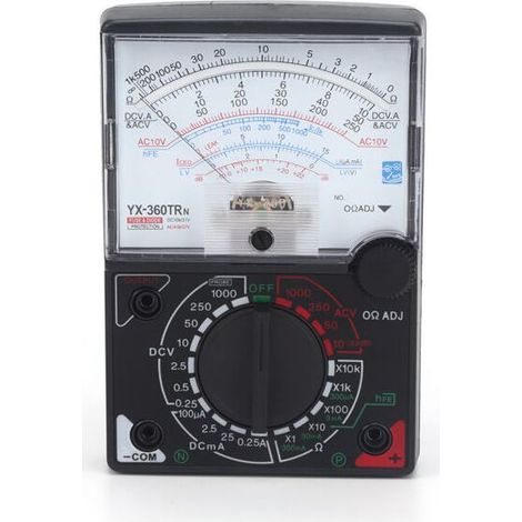 Multimètre Analogique Multimètre Testeur AC DC Voltmètre Ampèremètre Ohmmètre Multimètre Analogique Tension Mesure de Résistance de Courant (1/5)