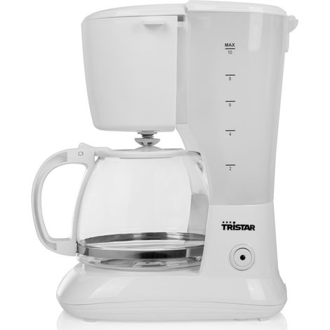 Tristar Filterkaffeemaschine CM-1252 bis 12 Tassen, 1,25 L Fassungsvermögen, weiß (1/2)