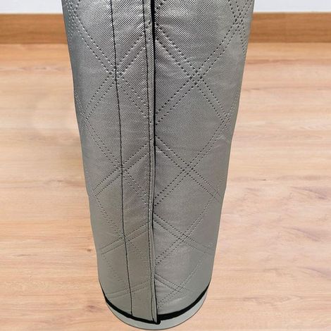 Gaine Flexible Aluminium pour Ventilation avec Isolation [3-Layer Aluminium Film+Cotton+Oxford] [59x21 inches] Noir/Silver (1/5)