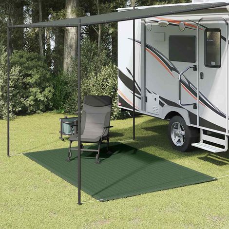 vidaXL Tent Carpet 250x300 cm HDPE Green