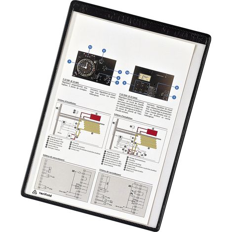 Tarifold, Pochette transparente A4, pour surfaces métalliques, (1/3)
