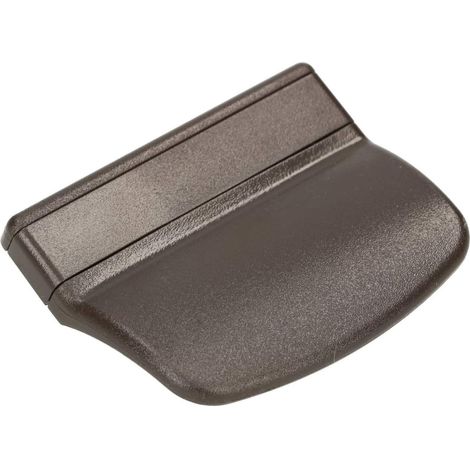 KOTARBAU Poignée de Porte de Balcon Pratique en Plastique Poignée de Fumeur Poignée de Porte de Terrasse Poignée de Fermeture Coquille (Marron Foncé) (1/5)