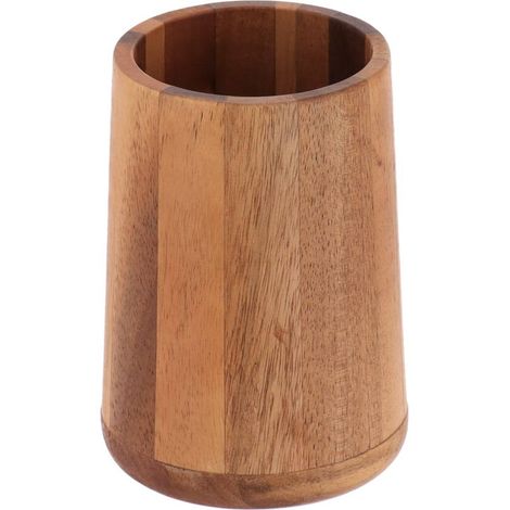 Bicchiere rotondo in acacia - acacia - Tendance