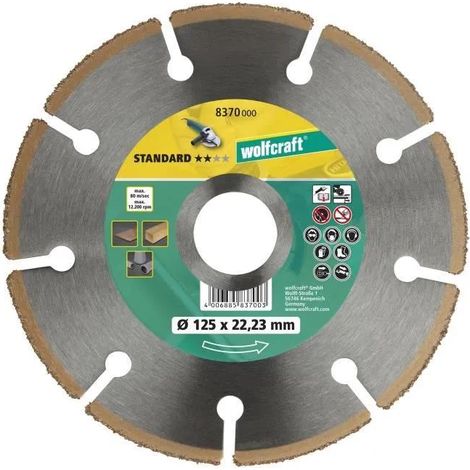 Wolfcraft Disques à tronçonner le métal dur
8370000 (1/2)