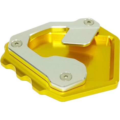 (Or) Compatible avec Honda CRF1000L Africa Twin ABS/DCT 2016-2019 : béquille latérale, extension de béquille, plaque de support maxpower (1/4)