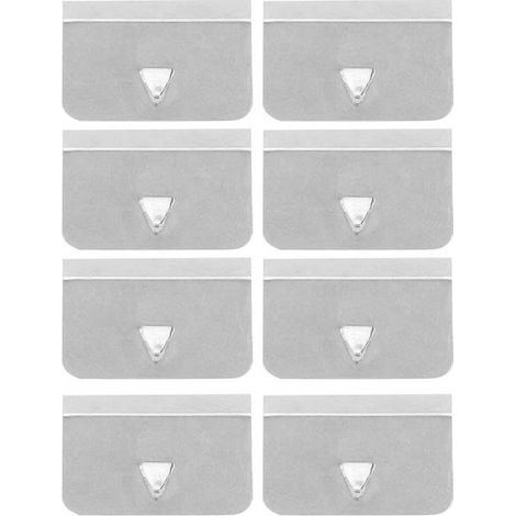 AIZ Ensemble universel de clips de fixation en acier inoxydable pour canal de déflecteur de pluie de vent de voiture (8pcs) (1/4)