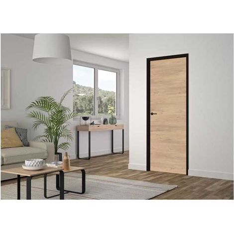 Optimum 3532830069034 Türblock Schwarz 204x73x4 cm