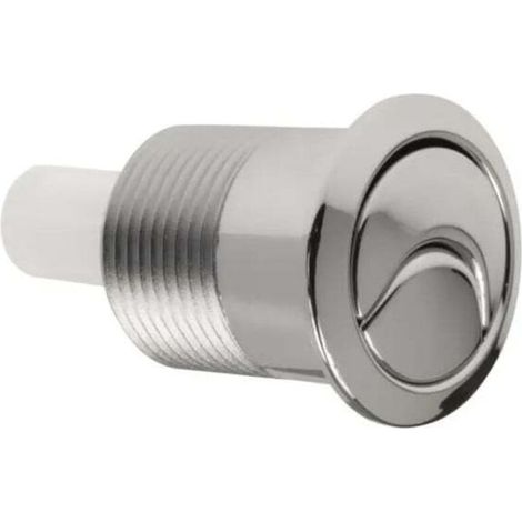 SIAMP 34455007 Bouton Poussoir 45, Chromé, 37 mm
