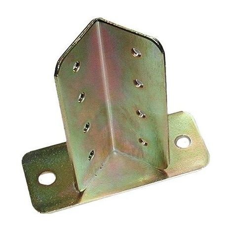 SUPPORTO GAZEBO QUADRO REGISTRABILE 950 - ZINCATO GIALLO S.MM 3,0 MM 90X90X180- 2 pezzi