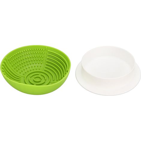 Anti-Schling-Napf aus weichem, faltbarem und multifunktionalem Silikon mit integriertem Wassernapf für Hunde und Katzen. (1/5)