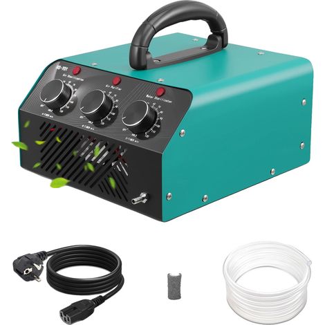 Générateur d'ozone, 60000 mg/h, Fonction minuterie, 220V UE (1/2)