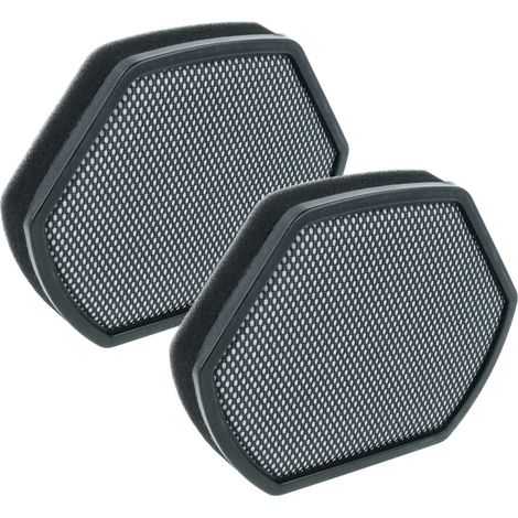 vhbw 2x Staubsaugerfilter Ersatz für Bosch 12012937 Filter für Staubsauger - Schaumstofffilter Schwarz
