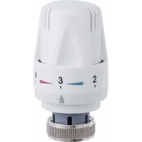 Valve de radiateur thermostatique,Tête de thermostat M30 x 1,5 Valve de thermostat de valve de radiateur de tête de remplacement de valve de radiateur pour le bureau à domicile (1/5)
