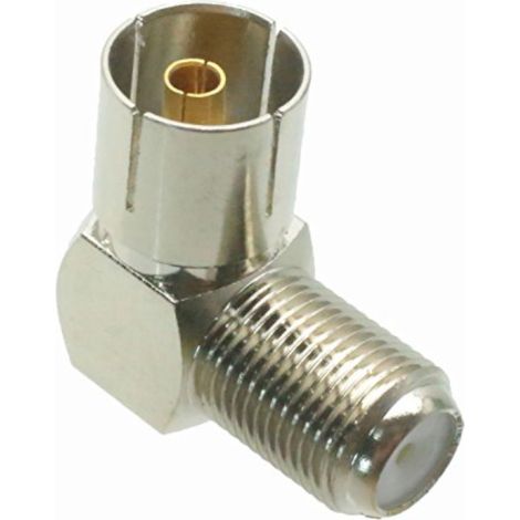 Adattatore con presa RF/presa angolata F