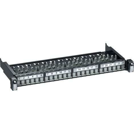 panneau rj45 blindé evolution - non équipé - 24 ports - schneider electric vdig112241f (1/3)