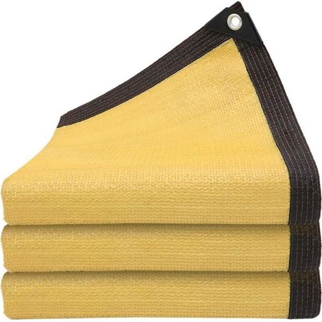 JSSEVN - Shade sail for residential and outdoor use with UV-resistant polyester base and reinforced edges with pre-drilled anchors (2 x 3 m) (1/5)