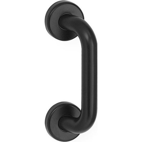 Manillon mueble corredera aluminio 30045 inclinada-negro clovan (1/3)