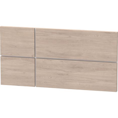 Tête de lit enfant coloris effet bois/blanc - Hauteur 50 x Longueur 100 x Profondeur 3.2 cm -PEGANE-