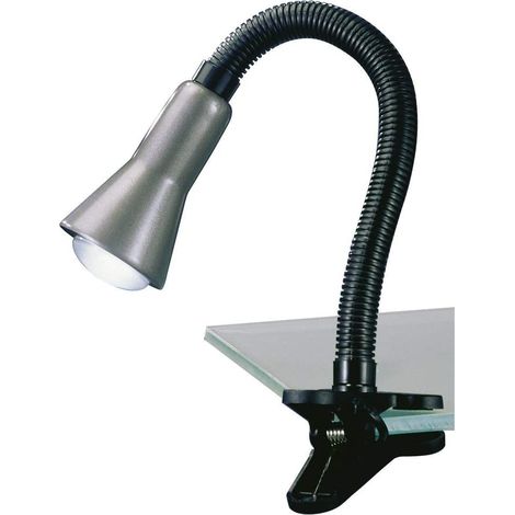 Lampada a Morsetto Pinza Flessibile Camera Ragazzi Alluminio Flepero GD Trio (1/4)