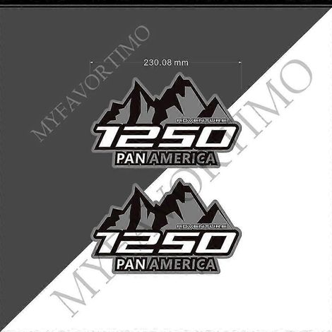 Autocollants, décalcomanies, valises en aluminium, sacoches de coffre, protection pour moto Harley Pan America 1250, style aventure (1/5)