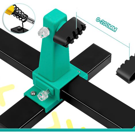 Dispositif de démontage et de réparation de cartes de circuits imprimés : support de carte mère réglable, rotation à 360°, pince pour fer à souder, porte-stylo, support de maintenance pour cartes de c (1/5)