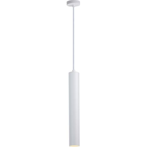 Plafonnier minimaliste aluminium blanc, GU10  Ø40 cm