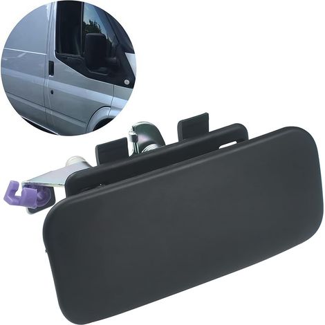 Poignée Coulissante Pour Porte Arrière - Compatible Ford Transit Mk6 Mk7 2000-2014 - Référence YC15V26601AN - Unité (1/5)