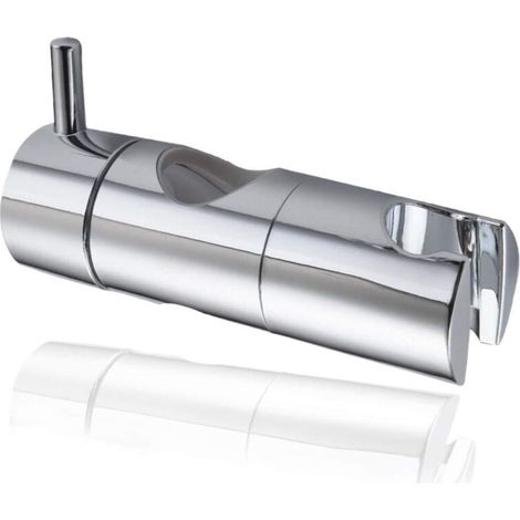 Duschkopfhalterung, Handbrausehalterung mit Saugnapf, Wandhalterung für Duschkopf, universeller, austauschbarer Duschgleiter (22 mm, Silber) (1/4)