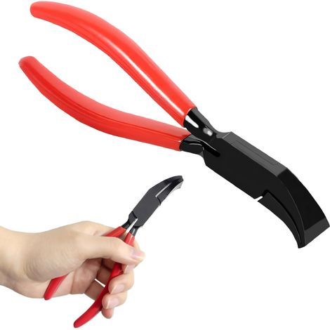Pince pliante à 45°, pince pliante, pince à tôle large 22 mm, pince à cintrer la tôle avec poignée antidérapante, outil de couvreur pour plier les tôles (1/5)