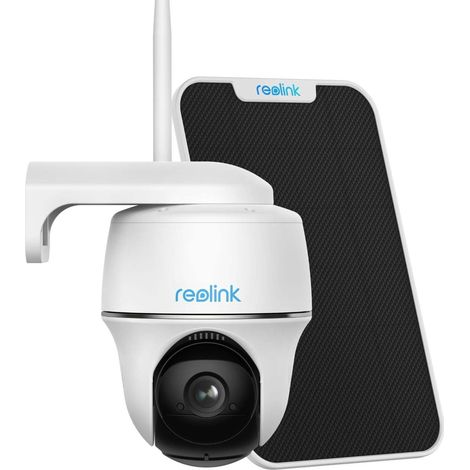 Reolink 2K PTZ Solar Überwachungskamera Aussen, 2,4/5GHz WLAN, 355°/140° Schwenkbar, Personen-/Fahrzeugerkennung, 2-Wege-Audio, Argus PT Pro(Weiß) + Solarpanel (1/5)