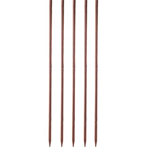 KADAX Rankhilfe aus Holz, Kletterpflanzen-Stab, 28 mm x 150 cm, 5 Stück (1/5)