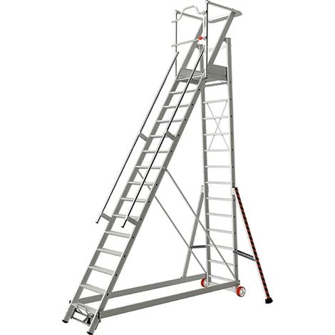 Stehleiter 14 Stufen - Maximale Arbeitshöhe 5.05m - 2271114
