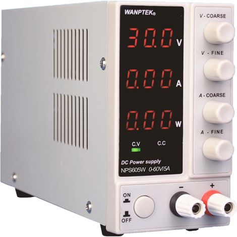 Regelbares DC Labornetzgerät 0-60V 5A Stabilisiert Labornetzteil Netzgerät regelbar Trafo 300W