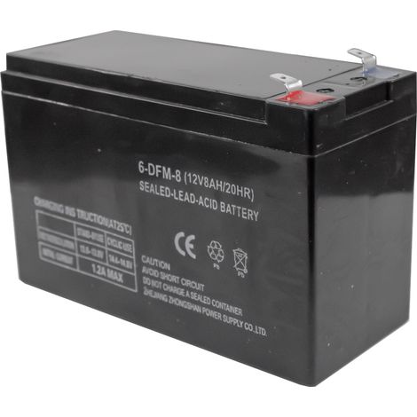 Bricoferr Batería para pulverizador 12V 8Ah