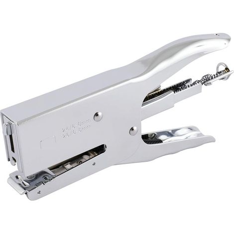 Agrafeuse à pince, agrafeuse standard de l'industrie, agrafeuse manuelle pour cuir et papier, utilisation sans effort. (1/5)