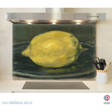 Fond de hotte : Edouard Manet, Le citron - Verre trempé - 90 cm - 60 cm (1/5)