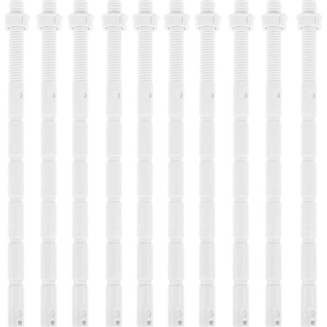 10pcs Tiges de Bouton-poussoir pour chasse, Blanc (1/5)