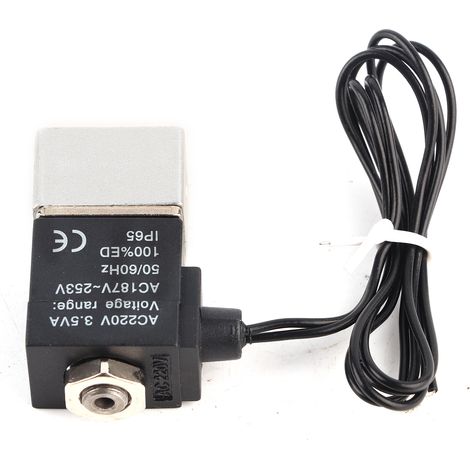 Électrovanne 3 voies 2 positions G1/8, aluminium, indice IP65, 220V AC, distributeur pneumatique compact (1/5)