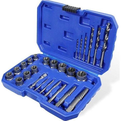 Douille et embout pour clé , matériau Cr-Mo 8-19 mm, outils de mécanicien automobile, 26pcs (1/4)